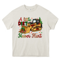 Cream Christmas A Little Dirt Never Hurt Heavy Core Tee - Artiststas