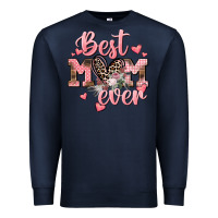 Navy Best mom ever Mother's Day Premium Sweatshirt - CowGirlArtShop