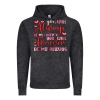 Vintage Black you will always be my forever you will forever be Vintage Hoodie - MaliasSmallBusiness