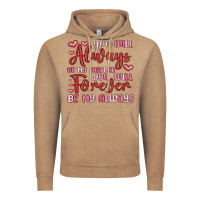 Vintage Coffee you will always be my forever you will forever be Vintage Hoodie - MaliasSmallBusiness