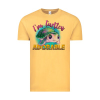 Vintage Mustard i'm turtley adorable Vintage Tee - NancyCooperArtShop