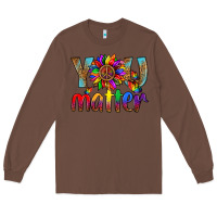 Chestnut Lgbtq You Matter With Leopard Long Sleeve Tee - BundleAndBundleShop