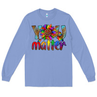 Colony Blue Lgbtq You Matter With Leopard Long Sleeve Tee - BundleAndBundleShop