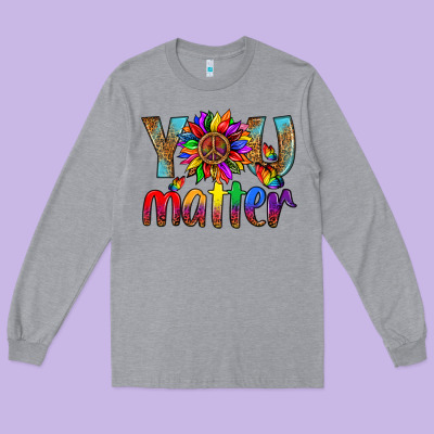 Lgbtq You Matter With Leopard Long Sleeve Tee Designed By Bundleandbundleshop