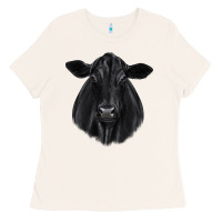 Bone black angus Ladies Tee - JahusDesignShop