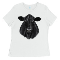 White black angus Ladies Tee - JahusDesignShop