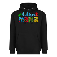 Black autism mama Heavyweight Hoodie - CowGirlArtShop
