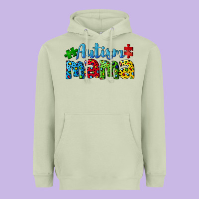 Autism Mama Heavyweight Hoodie Designed By Cowgirlartshop