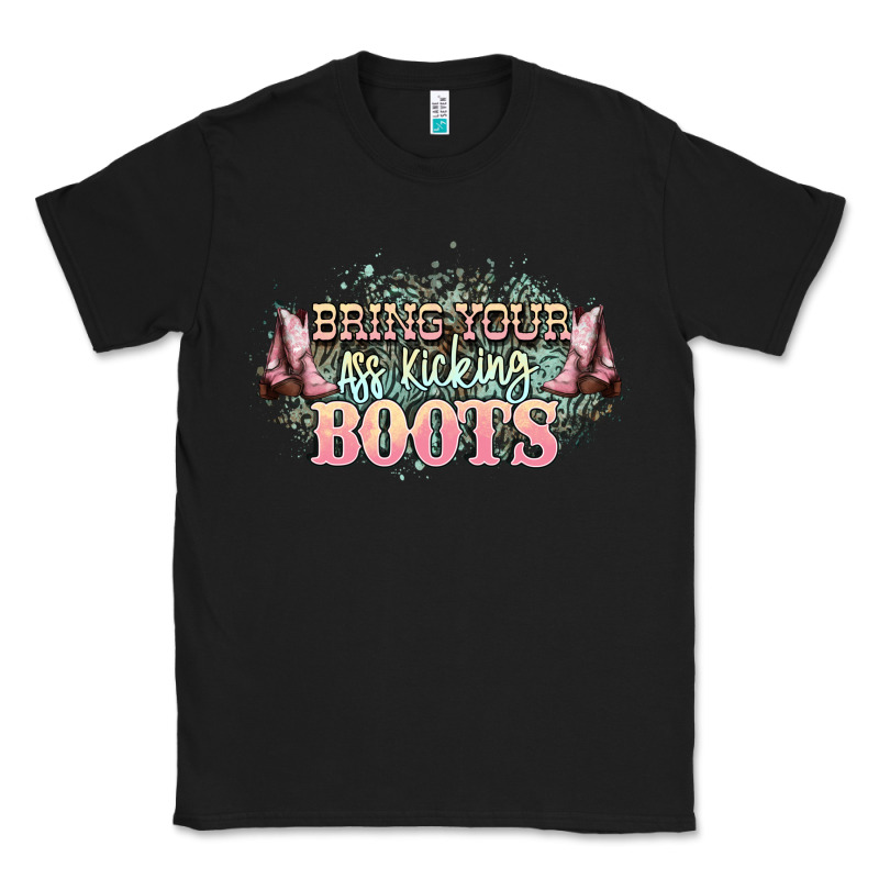 Bring Your Ass Kicking Boots Classic Tee by NancyCooperArtShop | Teevron