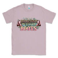 Lilac bring your ass kicking boots Classic Tee - NancyCooperArtShop