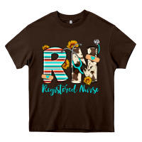 Chocolate Brown rn registered nurse Heavy Core Tee - Artiststas