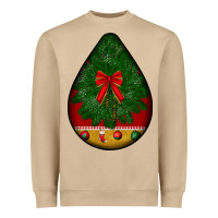 Mushroom christmas teardrop Heavyweight Sweatshirt - BundleAndBundleShop