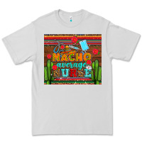 Dove Grey nacho average nurse with roses Premium Tee - AdoDesignShop