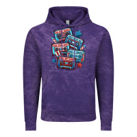 Usa America Cassette Tapes Vintage Hoodie | Teevron
