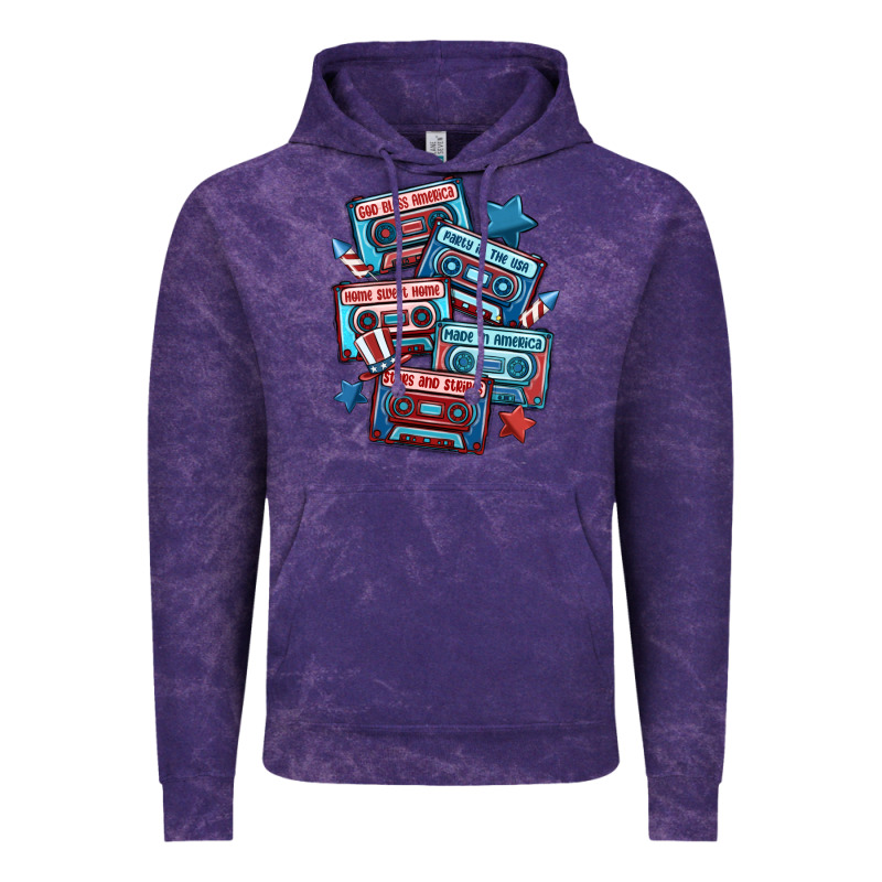 Usa America Cassette Tapes Vintage Hoodie by MaliasSmallBusiness | Teevron