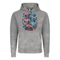 Cloud Rock usa america cassette tapes Vintage Hoodie - MaliasSmallBusiness