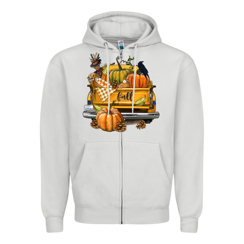 Fall Truck Zipper Hoodie by texasbilliewilder | Teevron