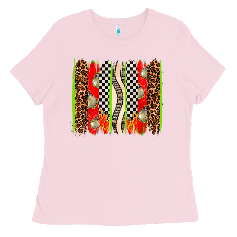 Race Brushstrokes Ladies Tee by AdoDesignShop | Teevron