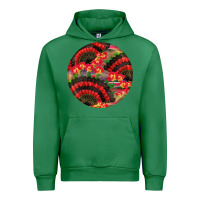 Emerald hispanic heritage month round earrings Urban Hoodie - BundleAndBundleShop