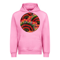 Fuchsia Pink hispanic heritage month round earrings Urban Hoodie - BundleAndBundleShop