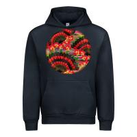Navy hispanic heritage month round earrings Urban Hoodie - BundleAndBundleShop