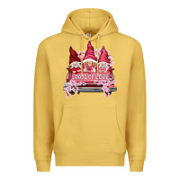 Antique Gold Loads of love with flowers Valentine's Day Premium Hoodie - HowdyJamesFarm
