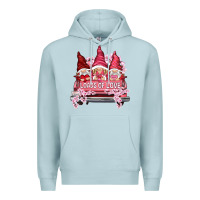 Blue Mist Loads of love with flowers Valentine's Day Premium Hoodie - HowdyJamesFarm
