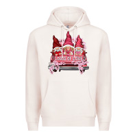 Pale Pink Loads of love with flowers Valentine's Day Premium Hoodie - HowdyJamesFarm