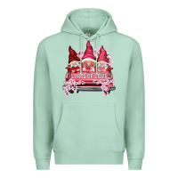 Seafoam Loads of love with flowers Valentine's Day Premium Hoodie - HowdyJamesFarm