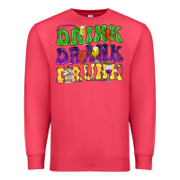 Cardinal Drink drank drunk Mardi Gras Premium Sweatshirt - HowdyJamesFarm