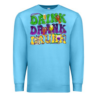 Ocean Blue Drink drank drunk Mardi Gras Premium Sweatshirt - HowdyJamesFarm