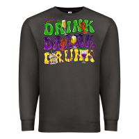 Smoke Drink drank drunk Mardi Gras Premium Sweatshirt - HowdyJamesFarm
