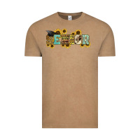 Vintage Coffee senior 2025 sunflowers Vintage Tee - NancyCooperArtShop