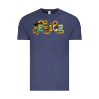 Vintage Denim senior 2025 sunflowers Vintage Tee - NancyCooperArtShop