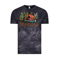 Cloud Black traveler Vintage Tee - JahusDesignShop