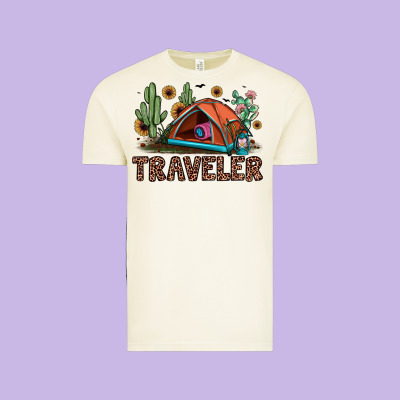 Traveler Vintage Tee Designed By Jahusdesignshop
