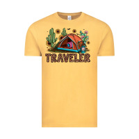 Vintage Mustard traveler Vintage Tee - JahusDesignShop