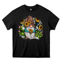 Black gnomes sunflower cactus Heavy Core Tee - JahusDesignShop