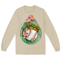 Mushroom baseball and western roses teardrop  6 Long Sleeve Tee - BundleAndBundleShop