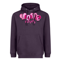Plum Love vibes Valentine's Day Heavyweight Hoodie - HowdyJamesFarm