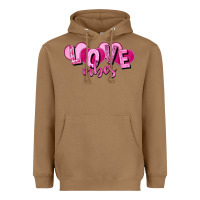 Toasted Coconut Love vibes Valentine's Day Heavyweight Hoodie - HowdyJamesFarm