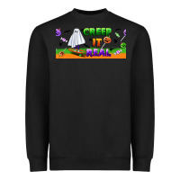 Black creep it real libbey glass Heavyweight Sweatshirt - BundleAndBundleShop