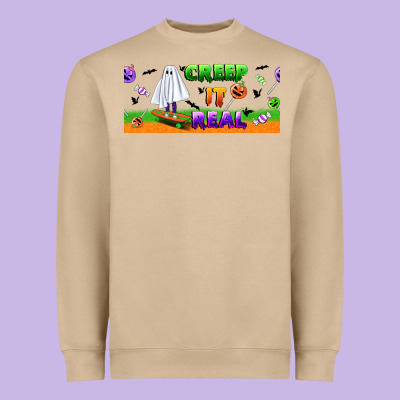 Creep It Real Libbey Glass Heavyweight Sweatshirt Designed By Bundleandbundleshop