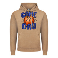 Vintage Coffee game day basketball Vintage Hoodie - MaliasSmallBusiness