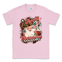 Bubblegum Pink western howdy christmas Classic Tee - MaliasSmallBusiness