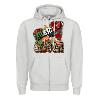Dove Grey Mexican Mom Zipper Hoodie - NancyCooperArtShop