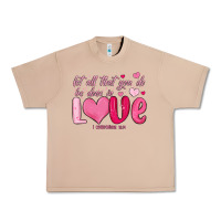Burro let all that you do be done in love Urban Heavy Tee - MaliasSmallBusiness