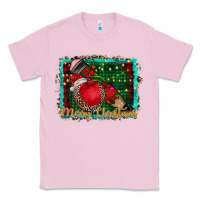 Bubblegum Pink merry Christmas teacher Classic Tee - CowhideDigitalArt