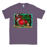 Lavender merry Christmas teacher Classic Tee - CowhideDigitalArt