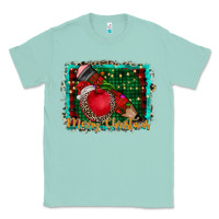 Seafoam merry Christmas teacher Classic Tee - CowhideDigitalArt